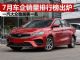 7月汽车销量排行榜 销量前十五名车企排行