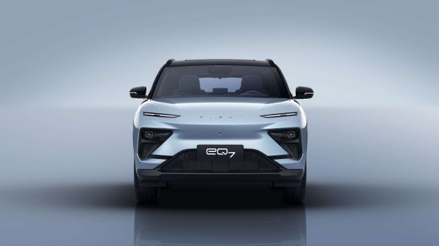 奇瑞全铝平台SUV eQ7外观官图曝光 颜值拉风更显运动感