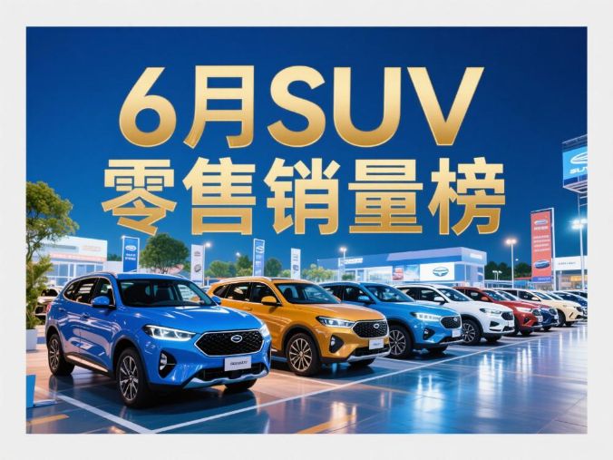 6月SUV零售销量排行榜完整版 29款车破万