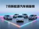 7月新能源汽车终端销量榜，Model Y退居第二