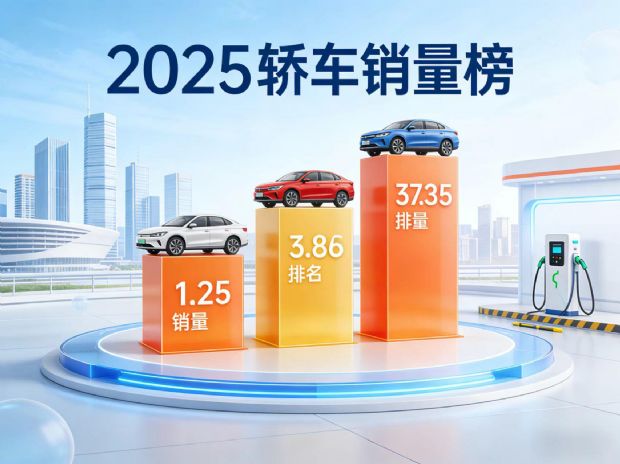 2025全年轿车零售销量榜 星愿夺冠/轩逸第四
