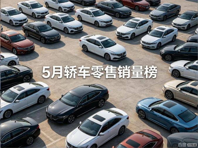 5月轿车销量榜:15款车破万,纯电车霸榜前七