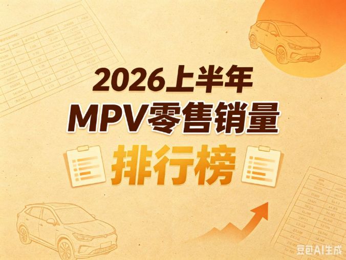 1-6月汽车销量榜 上半年MPV零售销量排名